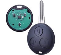 3 Button Electronic Blank Remote Control Key For Smart Fortwo 450 Mc01 Forfour 451 Roadster City Coupe Cabrio 98-07 Brabus