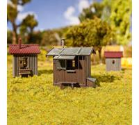 3 cabanes ferroviaire, remise à outils -HO-1/87-FALLER 120211