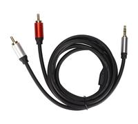3.câble 5 mm vers 2RCA, câble séparateur 3,5 mm vers 2RCA, câble séparateur 3,5 mm mâle vers 2RCA mâle, cordon séparateur 2RCA, cordon adaptateur RCA stéréo, câble audio RCA pour haut-parleur