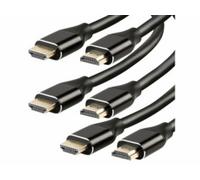 3 câbles HDMI High-Speed 2.1 jusqu'à 8K - 3 m Auvisio