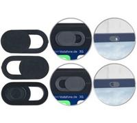 3 caches pour webcam d'ordinateur portable autoadhésifs - Plastique Pearl