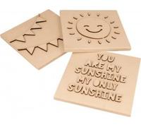 3 Cadres Fantaisie - 15x15 Cm