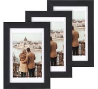 3 cadres photo A6 en acrylate - coloris noir [Your Design]