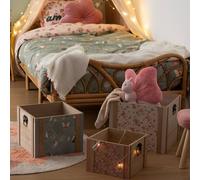 Lot De 3 Cagettes Forêt En Bois - Atmosphera For Kids