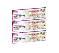 3 calendriers des Anniversaires en bois 40 x 12 cm