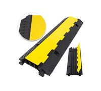 3 Canaux Passage de Câble Pont Protection Rampe PVC et en Caoutchouc