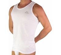 3 Canottiere Homme Kappa Logo Art K1325 Coton Peigné À Large Bretelle Jersey