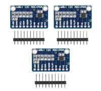 3 cartes de développement analogique-numérique 16 bits 2,0 V-5,5 V PCB | Le lot de trois pièces permet des mesures parallèles et précises pour les projets de développeurs portables.