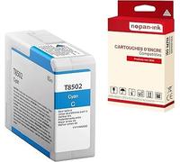3 Cartouche d'encre pour EPSON (3)T8501 Black 80ml
