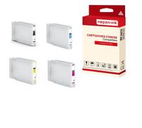 3 Cartouche d'encre pour EPSON T04B2 T04B3 T04B4 multi-couleurs 8000
