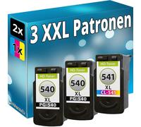 3 Cartouches D'Encre pour Canon 2xPG-540 + CL-541 xl MG3550 MG4250 MX370 MG3255
