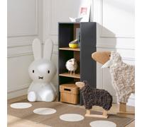 3 cases de rangement effet bois tom & apolline ardoise TU