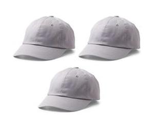 3 Casquettes grises à customiser - Cricut