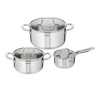 3 casseroles 3 couvercles H816S6 Infinite Ø 16, 18 et 24 cm