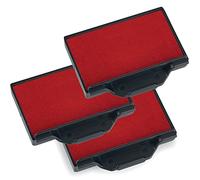 3 Cassettes d'encre 6/56 Rouges pour Tampons Trodat Professional Line 5117, 5204, 5206, 5460, 5460L, 5465, 5558, 55510, 5466PL