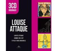 3 CD Originaux : Louise Attaque, Comme on a dit, A plus tard crocodile E