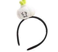 3. Cerceau De Cheveux Végétarien Dessin Animé Accessoire Coiffure Poireau Piment Pour Un Usage Quotidien Cosplay Et Couvre-chef Végétal En Peluche Festif
