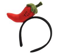 3. Cerceau De Cheveux Végétarien Dessin Animé Accessoire Coiffure Poireau Piment Pour Un Usage Quotidien Cosplay Et Couvre-chef Végétal En Peluche Festif