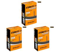 3 chambres à air Continental Cross avec valve Presta de 60 mm
