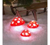 3 Champignons Lumineux en Acrylique