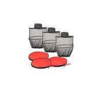 3 chapeaux pliables compacts avec moustiquaire intégrée, maille 300 Semptec