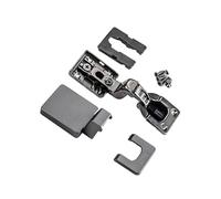 3. Charnière cachée en acier laminé à froid Mécanisme de fermeture douce Tampon hydraulique pour meubles de cuisine silencieux Matériel Charnière de porte réglable dissimulée