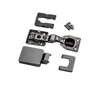 3. Charnière dissimulée en acier laminé à froid, mécanisme de fermeture douce, tampon hydraulique pour meubles de cuisine silencieux, matériel de charnière d'armoire