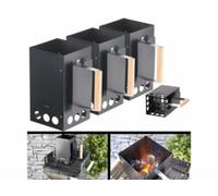 3 cheminées d’allumage pour barbecue Infactory