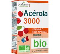 3 Chênes Acérola 3000 Bio 14 Comprimés À Croquer