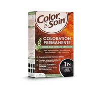 3 Chênes Color & Soin 1N Noir Ébène - Coloration Cheveux | Coloration permanente sans ammoniaque, sans résorcine ni parabène - Couvre 100 % des cheveux blancs - Kit complet