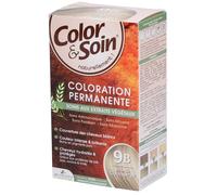 3 Chênes Color & Soin Coloration Permanente – Sans Ammoniaque – 9B Blond Clair Nacré – 135 ml