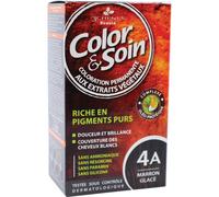 Les 3 Chênes Color & Soin Coloration Permanente sans ammoniaque 4A marron glacé 135 ml