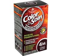 3 CHENES Coloration Permanente 4M Châtain Acajou Sans Ammoniaque - Kit Complet Color & Soin - 180 g - Boîte Carton - Fabriqué en France - Lot de 2