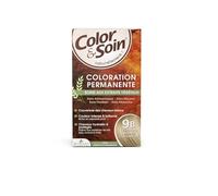 3 CHENES Coloration Permanente 9B Blond Clair Nacré Sans Ammoniaque - Kit Complet Color & Soin - 180 g - Teinture aux Extraits Végétaux pour Cheveux - Lot de 2