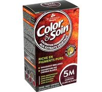 3 CHÊNES Coloration Permanente Châtain Clair Acajou 5M - Sans Ammoniaque, Sans Résorcine, Sans Paraben, Sans Silicone - Boîte de 180 g - Soin et Couleur pour Cheveux - Lot de 2