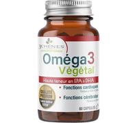 3 Chênes Oméga 3 Premium D'Origine Végétale 60 Capsules