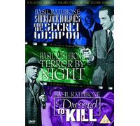 3 Classic Sherlock Holmes Films Of The Silver Screen - Vol. 1 - Sherlock Holmes And The Secret Weapon / Terror By Night / Dressed To Kill