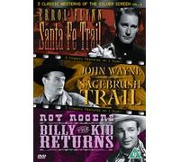 3 Classic Westerns Of The Silver Screen - Vol. 6: Santa Fe Trail / Sagebrush Trail / Billy the Kid Returns [Import anglais]