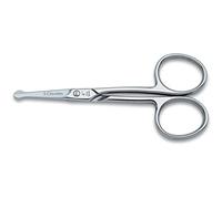 3 Claveles 12043 - Ciseaux poils du nez, droit, inoxydable, 4"