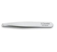 3 Claveles 12260 - Pince à épiler inoxydable, pointe étroite 10 cm