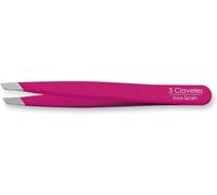 3 Claveles 12278 Pince À Épiler En Acier Inoxydable 9 Cm Rose