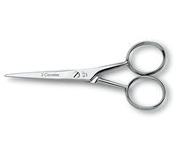 3 Claveles 27003 Ciseau Moustache pour Barbería, droite de 4.5 "
