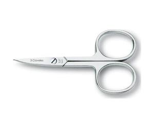 3 Claveles Ciseaux à Ongles Courbes Acier Carbone 9cm 1ut