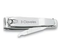 3 Claveles 12416 - Coupe-ongles avec lime, 6 cm