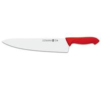 3 claveles Couteau Cuisinier Proflex de 30, Acier Inoxydable, Rouge, 44 x 9 x 2 cm