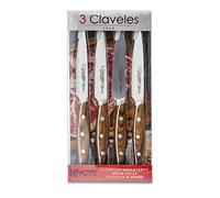 3 claveles Couteaux à steak en bois 11,5 cm 1048
