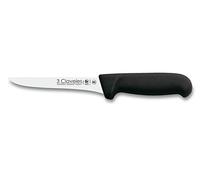 3 CLAVELES CUCHILLO DESHUESAR Flexible POLIPROPILENO Negro 15 cm - 6" FH 3C