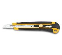 3 CLAVELES Cutter METÁLICO Nylon Profesional Con RUEDA HOJA 9 MM - 3 HOJAS 3C