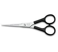 3 Claveles Relax - Ciseaux à cranter pour coiffeurs, 5.5", couleur noire