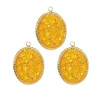 3 colliers élégants tournesols en acier plaqué or pour femme avec carte de tarot émaillée et breloque étoile en demi-lune, taille unique, Comme décrit, Comme décrit